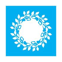 Stencil Tamako Sousplat - 30X30Cm - Ref 9787 Stencil Tamako Sousplat - 30X30Cm - Ref 9787