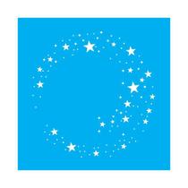 Stencil Tamako Sousplat - 30X30Cm - Ref 9788 Stencil Tamako Sousplat - 30X30Cm - Ref 9788