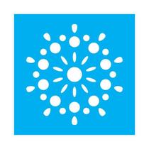 Stencil Tamako Sousplat - 30X30Cm - Ref 9789 Stencil Tamako Sousplat - 30X30Cm - Ref 9789