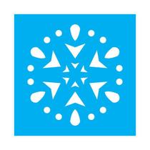 Stencil Tamako Sousplat - 30X30Cm - Ref 9791 Stencil Tamako Sousplat - 30X30Cm - Ref 9791