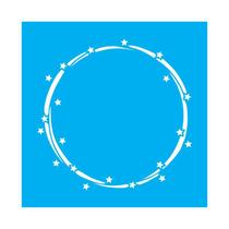 Stencil Tamako Sousplat - 30x30cm - Ref 9794 Stencil Tamako Sousplat - 30x30cm - Ref 9794