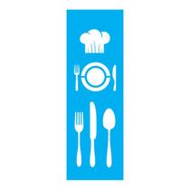 Stencil Tamako Talheres Cozinha - 10X30Cm - Ref 721 Stencil Tamako Talheres Cozinha - 10X30Cm - Ref 721