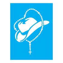 Stencil Tamako Terço - 15X20Cm - Ref A2795 Stencil Tamako Terço - 15X20Cm - Ref A2795