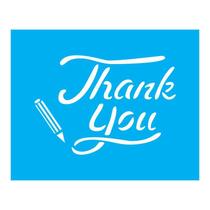 Stencil Tamako Thank You - 20X25Cm - Ref B619