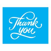 Stencil Tamako Thank You - 20X25Cm - Ref B793