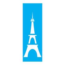 Stencil Tamako Torre Eiffel - 10X30Cm - Ref 797