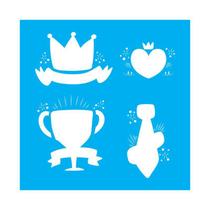 Stencil Tamako Troféu - 30X30Cm - Ref 9925