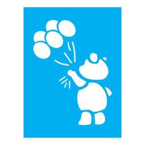 Stencil Tamako Urso - 15X20Cm - Ref A3063