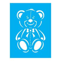 Stencil Tamako Urso Pelúcia - 15X20Cm - Ref A3200