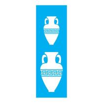 Stencil Tamako Vaso - 10X30Cm - Ref 786 Stencil Tamako Vaso - 10X30Cm - Ref 786