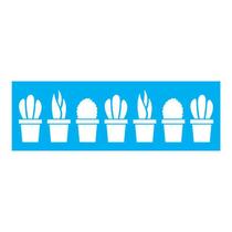 Stencil Tamako Vasos - 10X30Cm - Ref 7530 Stencil Tamako Vasos - 10X30Cm - Ref 7530