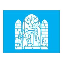 Stencil Tamako Vitral - 15X20Cm - Ref A3523