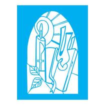 Stencil Tamako Vitral - 15X20Cm - Ref A3524