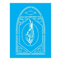 Stencil Tamako Vitral - 15X20Cm - Ref A3525