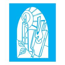 Stencil Tamako Vitral - 20X25Cm - Ref B891