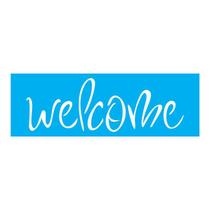 Stencil Tamako Welcome - 10X30Cm - Ref 7535