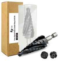 Step Drill Bit Pro Edge Technology Four Spiral Flute Cobalt