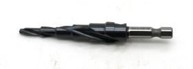 Step Drill TEMO Black AItin Coated M35 Cobalt 6 tamanhos
