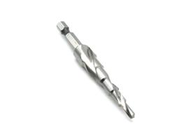 Step Drill TEMO M35 Cobalt Spiral Flute 6 tamanhos 4,76-12,7 mm