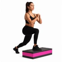 Step EVA 60x30x10cm Academia Exercícios Funcional Aeróbica Anti Impacto Rosa