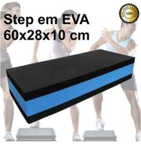 Step Eva Academia Ginastica Aeróbica Fitness 60Cmx28Cmx10Cm