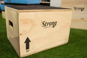 Step Pliobox Caixa De Salto 12' Jump Box Plyo Box - Strongfit