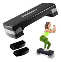 Stepper Academia Profissional Regulável Fitness Ajustavel