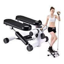 Stepper Multi-função Hidráulico C/ Elástico de Tensão Fitness Step Climber Multifuncional Esportes