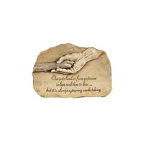 Stepping Stone Evergreen Garden Dog Paw in Hand Devotion Stepping Stone Evergreen Garden Dog Paw in Hand Devotion