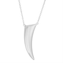 Sterling Silver Colar Spike Brilhante