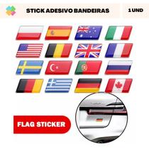 Stick Adesivo Bandeiras - YA Accessories