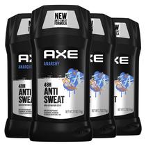 Stick antitranspirante AXE Anarchy Dark Pomegranate Masculino 100 ml, pacote com 4