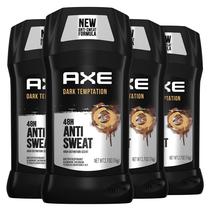 Stick antitranspirante AXE Dark Temptation Masculino, 80 ml, pacote com 4