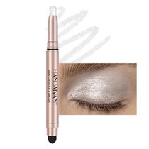 Stick de sombra DeKrion Shimmer-Cream impermeável branco prateado Stick de sombra DeKrion Shimmer-Cream impermeável branco prateado