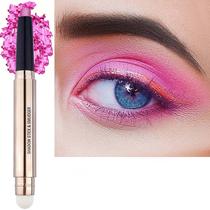 Stick de sombra LGSZGDCN 2 em 1 Cream Shimmer Hot Pink Waterproof