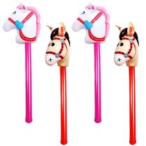Stick Horse inflável Yiphates 100cm PVC para decoração de festas Stick Horse inflável Yiphates 100cm PVC para decoração de festas