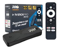 Stick TV 4k HD 16GB WiFi Bluetooth Comando por Voz Compatível com YouTube Netflix Prime Vídeo GloboPlay