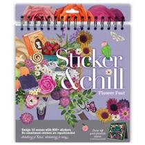 Sticker Book Sticker & Chill para adultos com mais de 800 adesivos