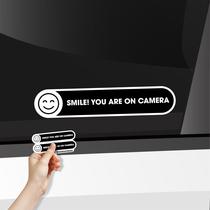 Sticker Sign 2 Pack Smile You Are on Camera for Car Window - engravenusa