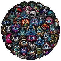 Stickers Eye, 50 unidades, adesivos de vinil impermeáveis para pertences Stickers Eye, 50 unidades, adesivos de vinil impermeáveis para pertences