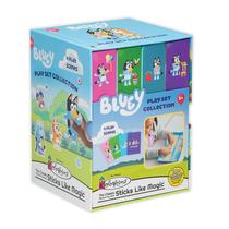 Stickers Play Set Colorforms Coleção Bluey com 4 cenas