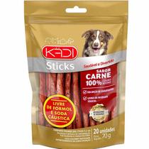 Sticks Kadi Petisco Ossinho para Cães sabor Carne 20 un 70g