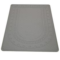 Sticky Bead Mat The Beadsmith Extra Large 22,23 x 30,48 cm cinza