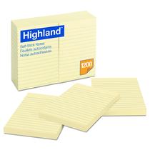 Sticky Notes Highland Self-Stick Note Ruled 4x6 cm 100 folhas