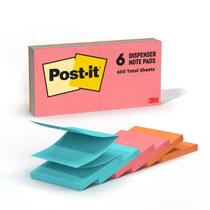 Sticky Notes Post-it Pop-up 7,6 x 7,6 cm 6 almofadas otimistas Sticky Notes Post-it Pop-up 7,6 x 7,6 cm 6 almofadas otimistas