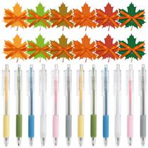 Sticky Notes Qilery Fall com caneta e fita de 24 peças de ácer