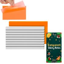 Sticky Notes SYMDROMIA, 2 almofadas transparentes de 3 x 5 polegadas com caixa de presente