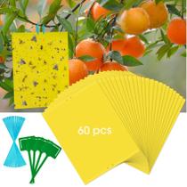 Sticky Traps Dwcom Trap, pacote com 60, 20 x 15 cm, amarela para mosquitos