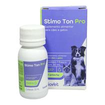 Stimo Ton Pro Suplemento Alimentar Cães e Gatos Biovet 30ml Stimo Ton Pro Suplemento Alimentar Cães e Gatos Biovet 30ml