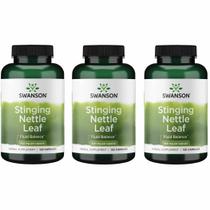 Stinging Nettle Leaf Swanson 400 mg 120 cápsulas, pacote com 3